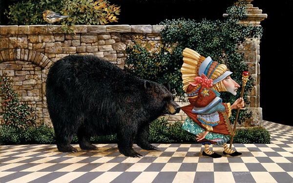 James Christensen Lawrence had Pretended Not To Notice That a Bear