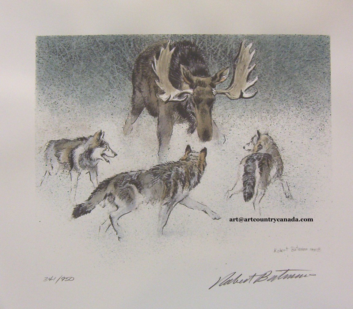 Robert Bateman Wolves Wolf