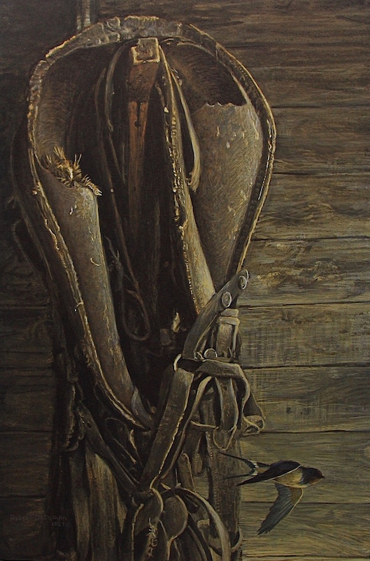 Robert Bateman Barn Swallow and Horse Collar