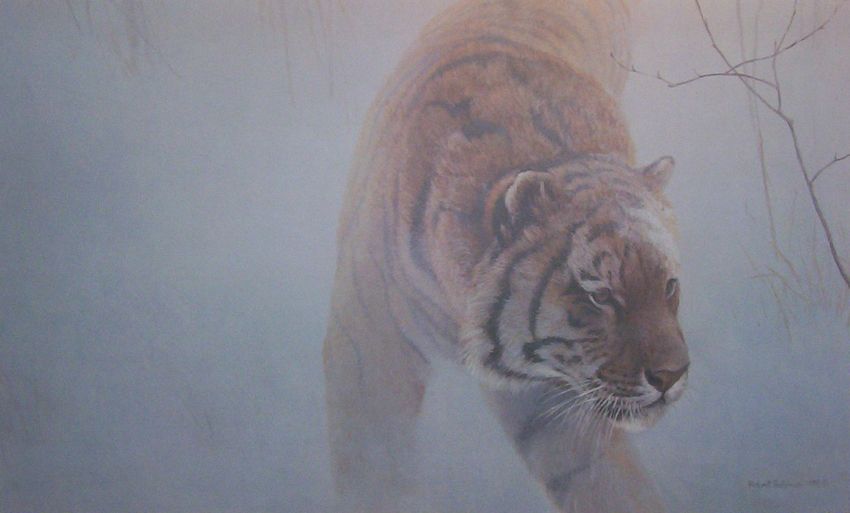 Robert Bateman Twilight Siberian Tiger