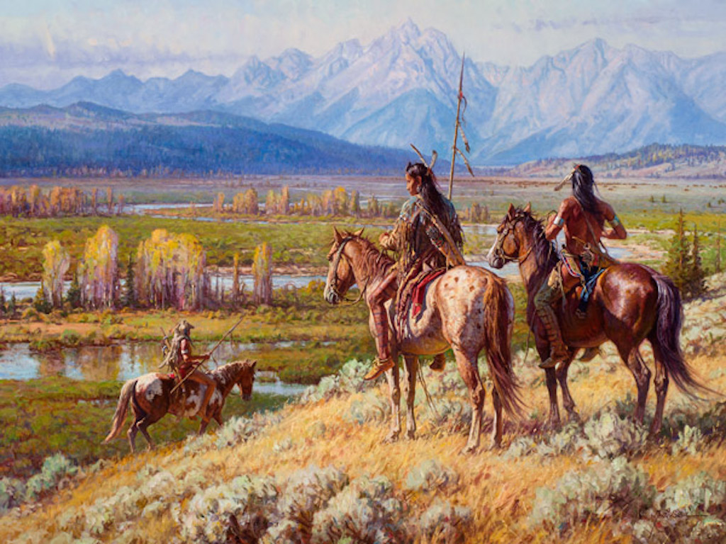 Martin Grelle Scouts on the Buffalo Fork