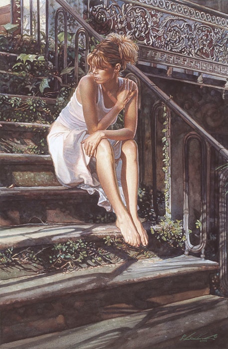 Steve Hanks Contemplating the Necessary Steps