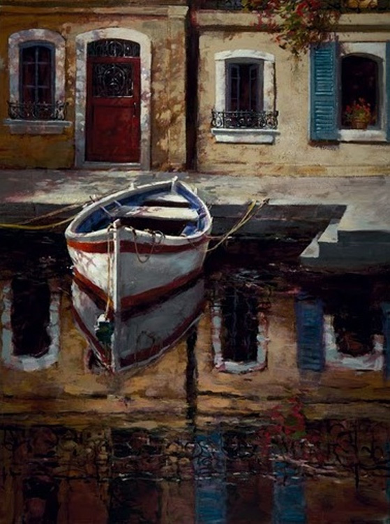 Brent Heighton St. Tropez Giclee canvas