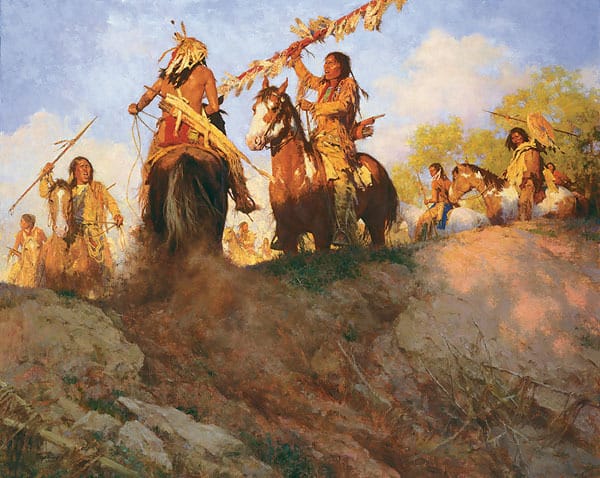 Howard Terpning Sunset For The Comanche
