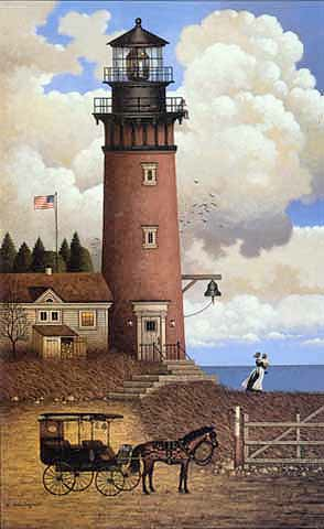 Charles Wysocki Daddy's Coming Home