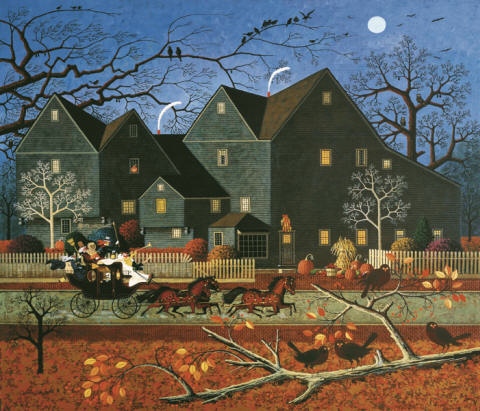 Charles Wysocki Hellraisers Passing the House Of Seven